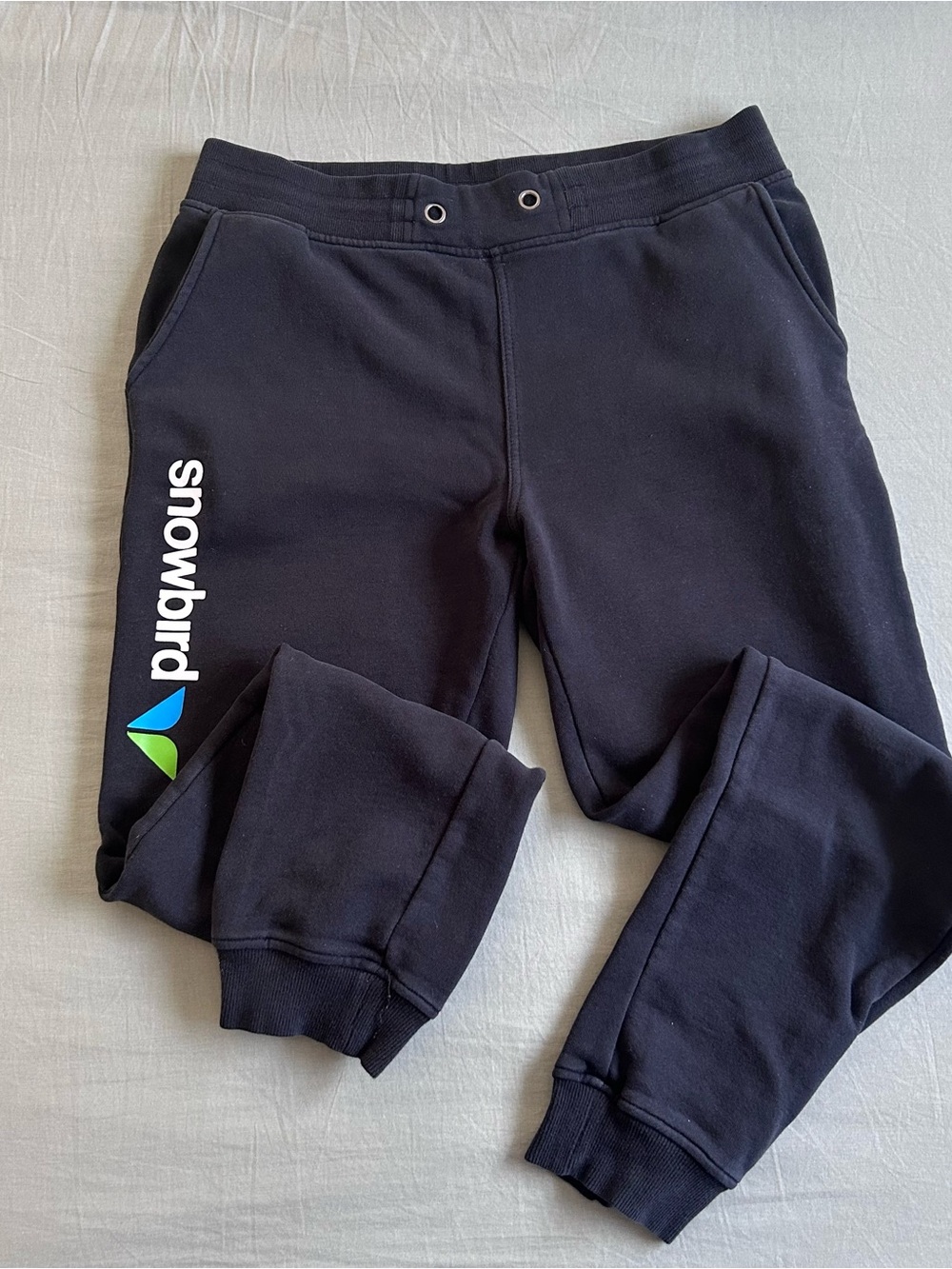 Black Snowbird Jogger Sweatpants